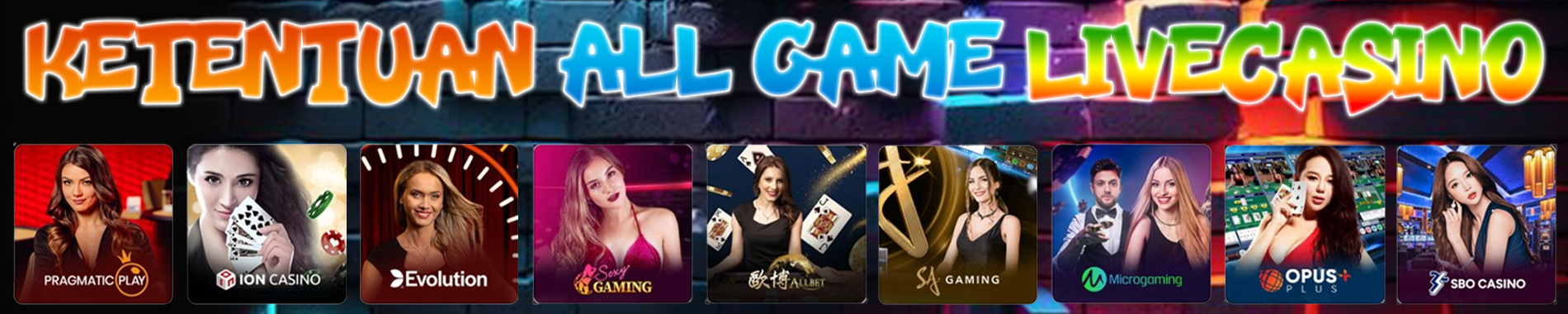 RULES LIVECASINO PRAGMATIC PLAY